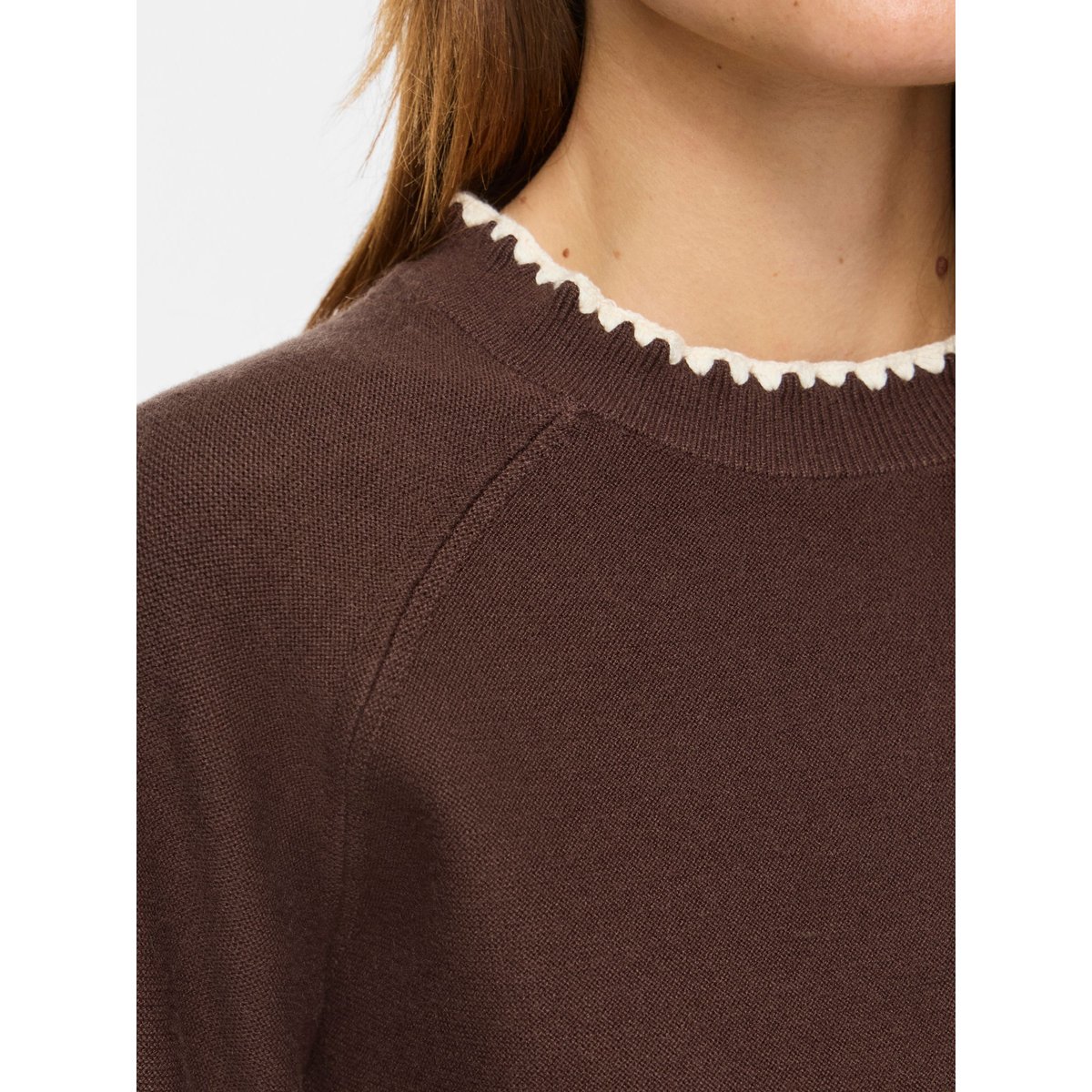 Pull En Maille marron - coffee bean1, VILA
