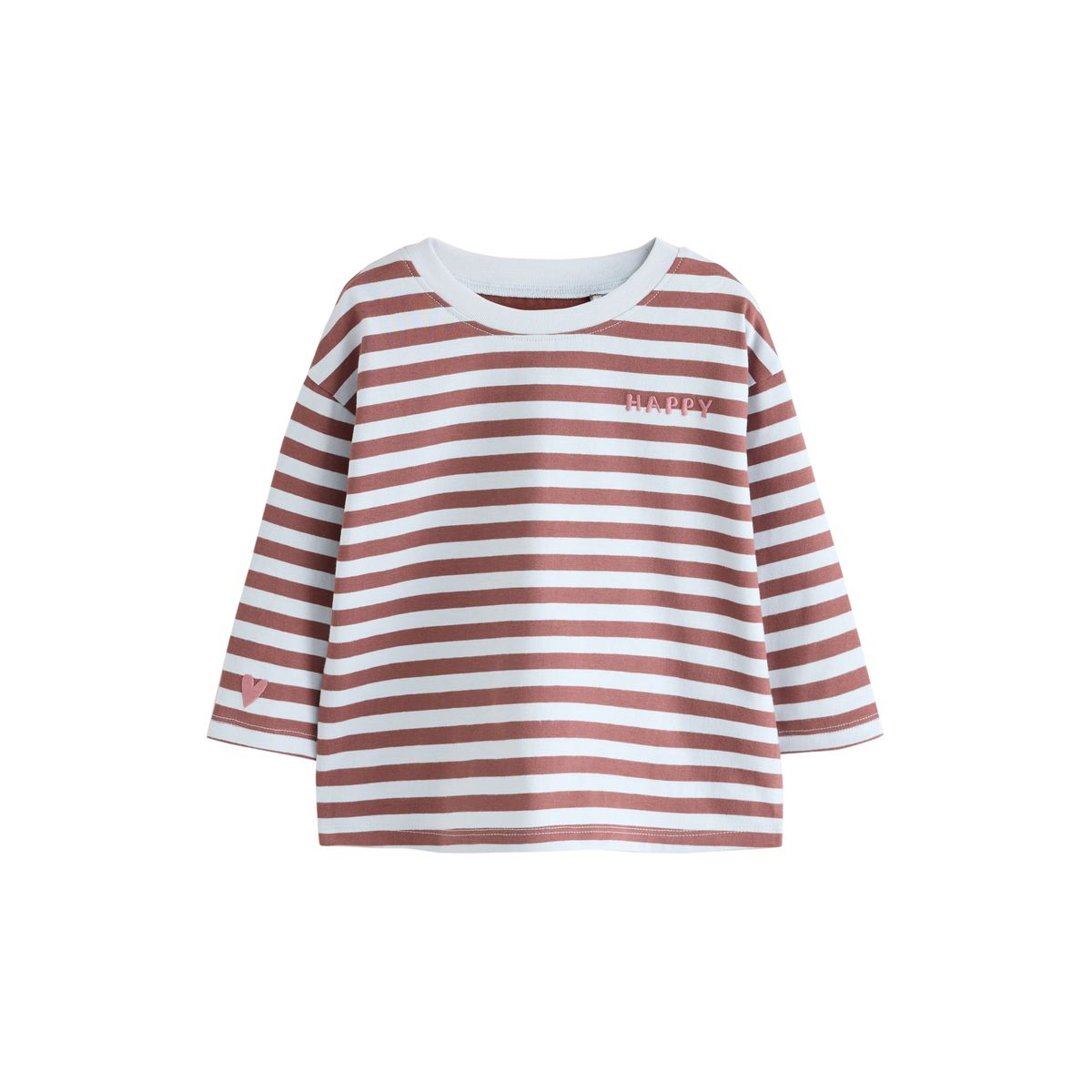 T-shirt à rayures, lot de 3 rose, NEXT