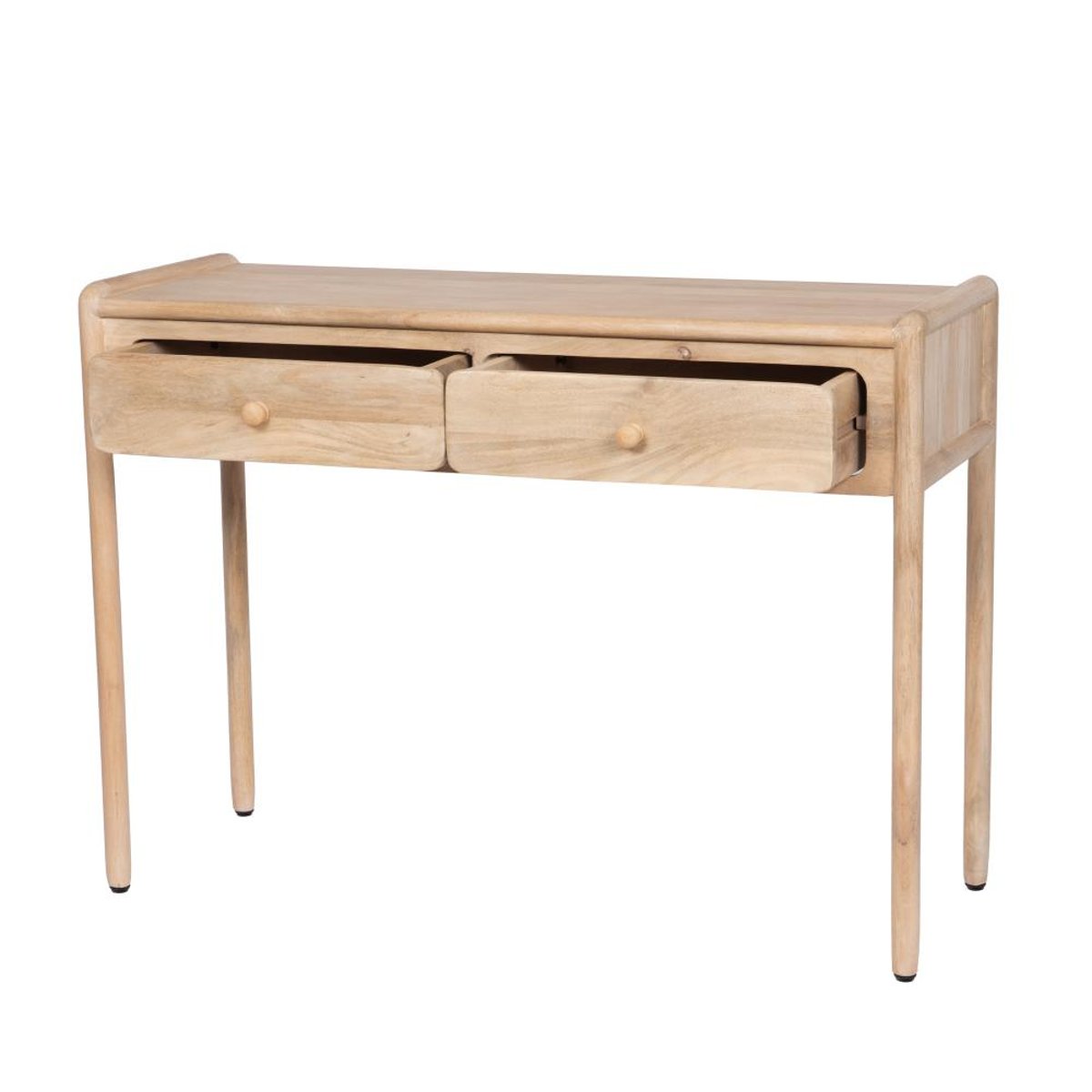 Console 2 tiroirs Alexie 110 cm en manguier naturel - ALEXIE marron, AMADEUS