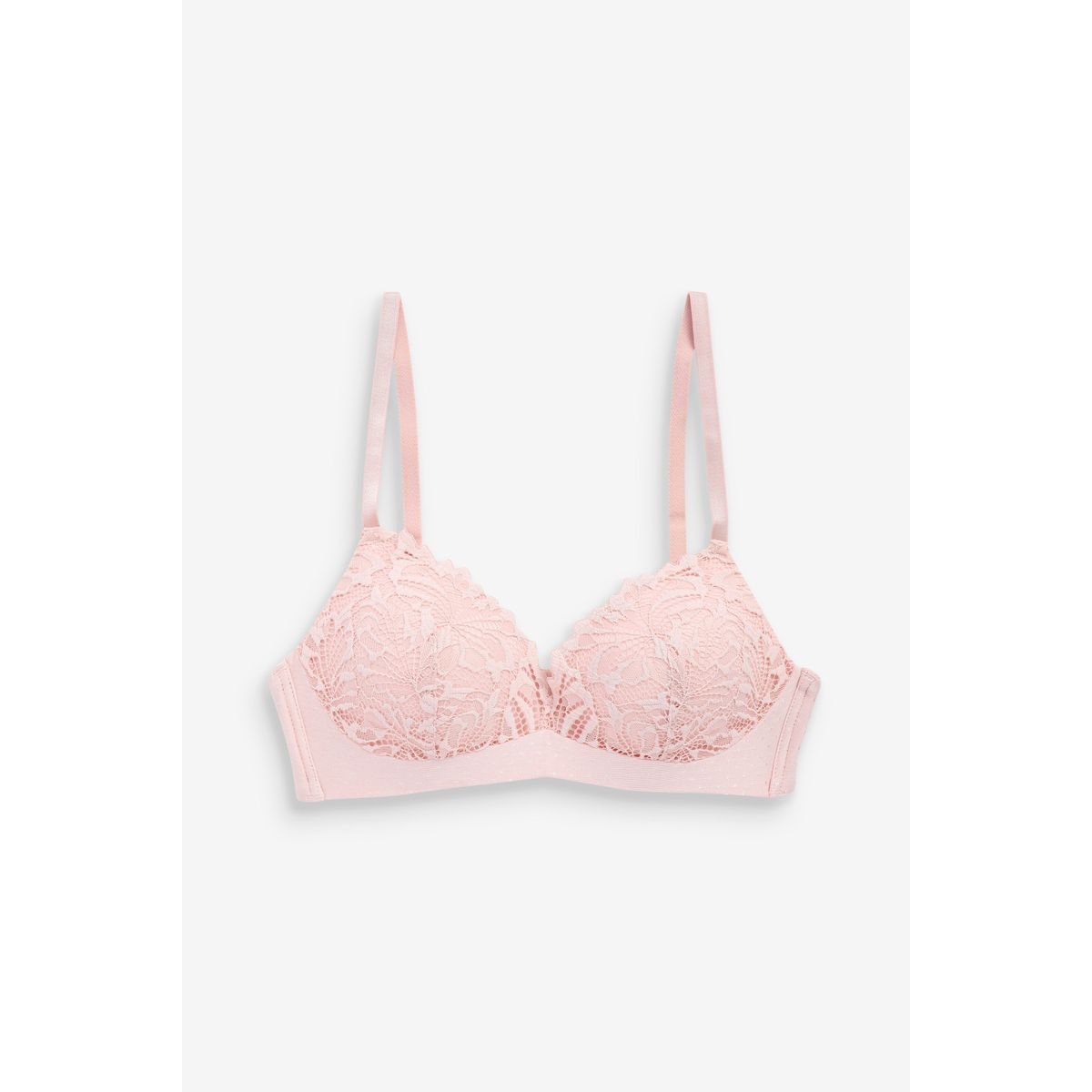 Soutien-gorge en dentelle confortable rose pâle, NEXT