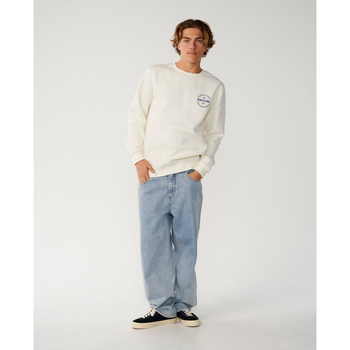 Sweat col rond STAPLE os, RIP CURL