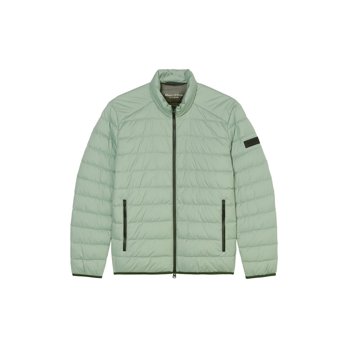 Veste matelassée regular en qualité légère et imperméable vert clair, MARC O'POLO