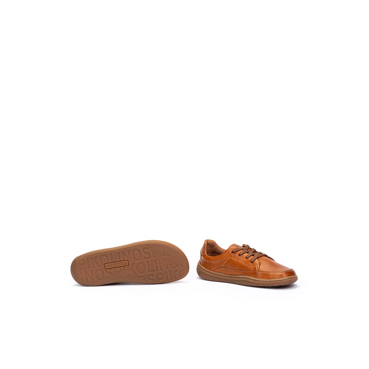 Chaussures plates cuir Aranjuez Barefoot brandy, PIKOLINOS