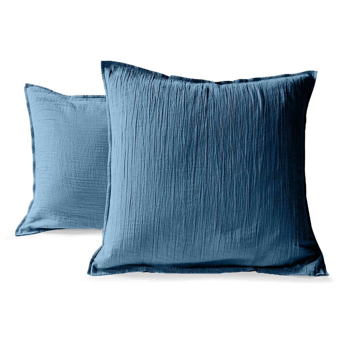 Taie D'oreiller - GAZE DE COTON gris taupe, TRADITION DES VOSGES