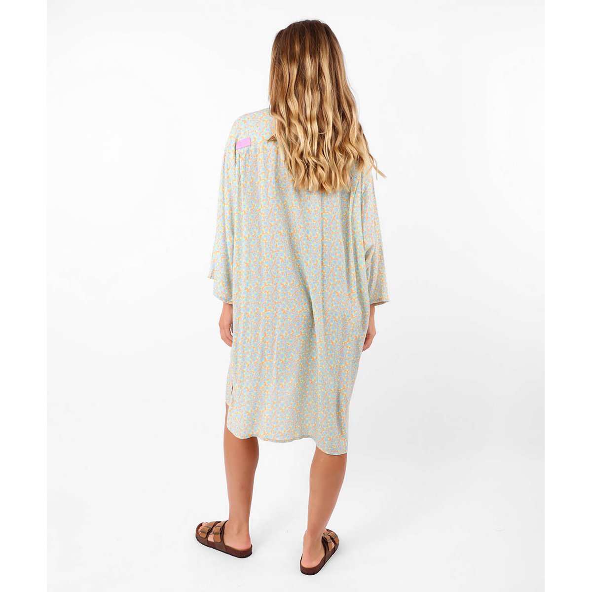 Robe chemise imprimée SAUDADE corail, OXBOW