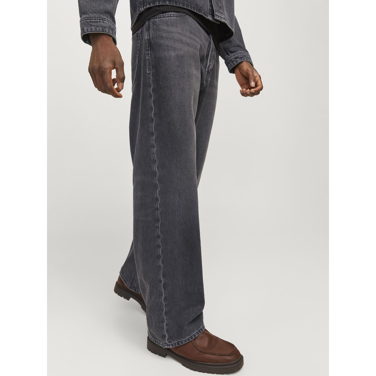Jean Extra Baggy Fit black denim, JACK & JONES