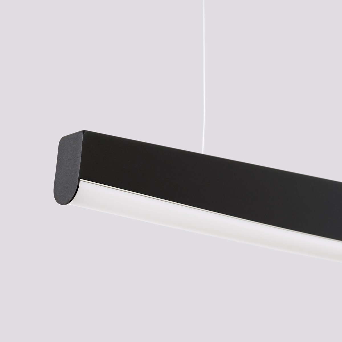 Suspension Acier Noir LED 1 Jorun noir, EDEN