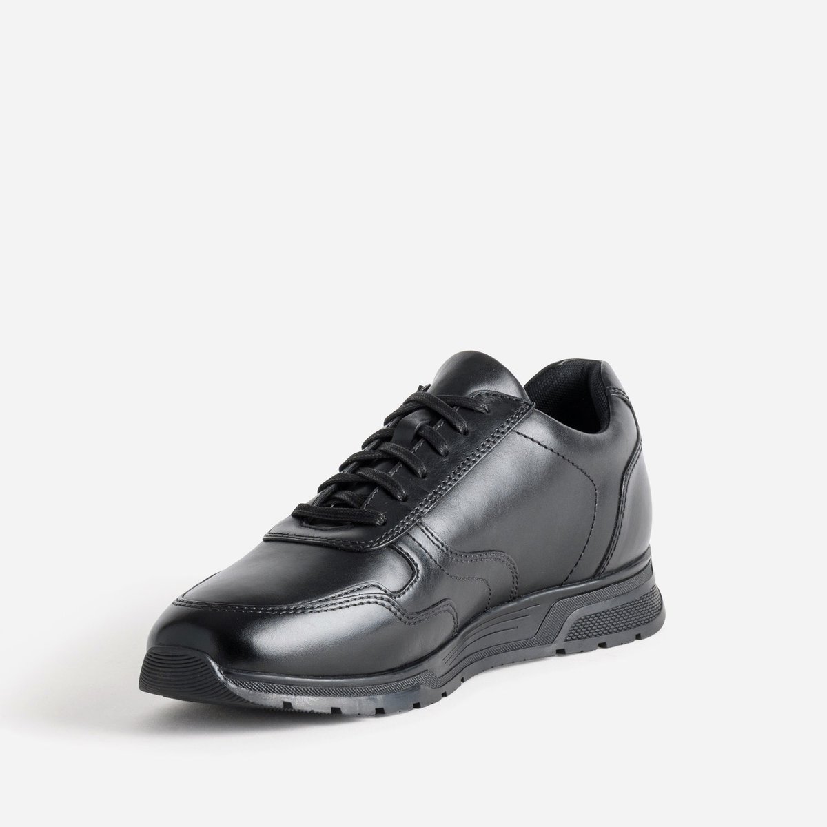 Basket en cuir PACCO noir, ERAM