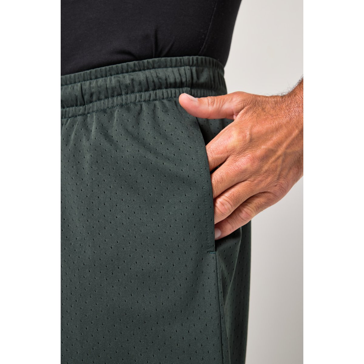 Bermuda en mesh vert foncé, JP1880