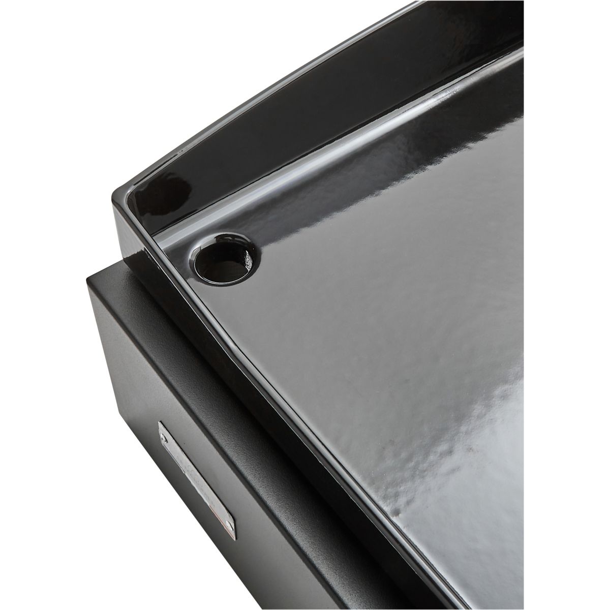 Plancha gaz Pure 375 Noir 3 brûleurs à poser, 75x40 cm noir, LE MARQUIER