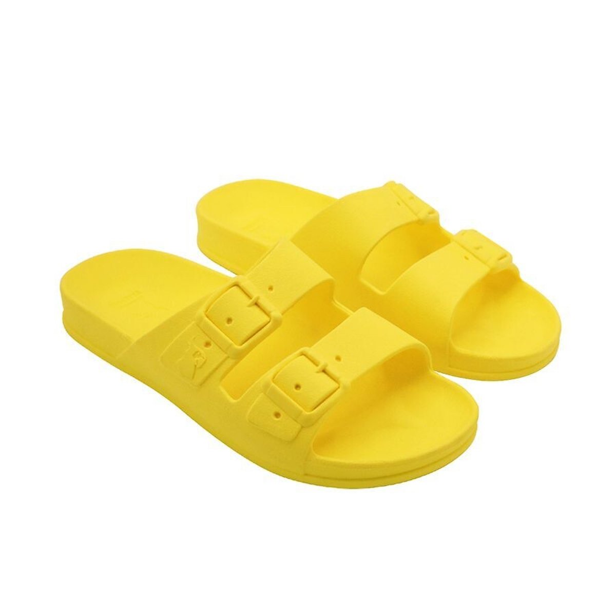 Mules doubles brides BAHIA jaune fluo, CACATOES