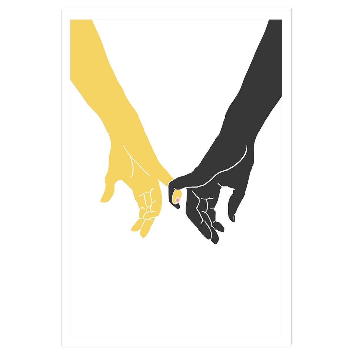 Affiche Yellow swear affiche seule, HEXOA