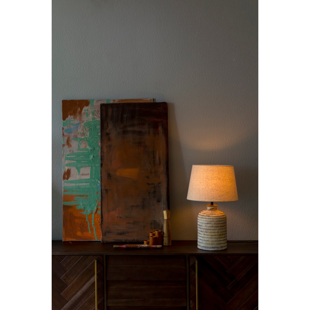 Lampe à poser en céramique RUSSEL v020147, DUTCHBONE