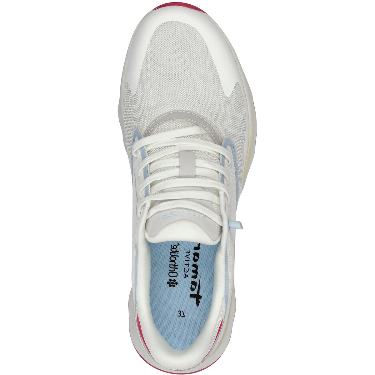 Baskets Novanna blanc craie, TAMARIS
