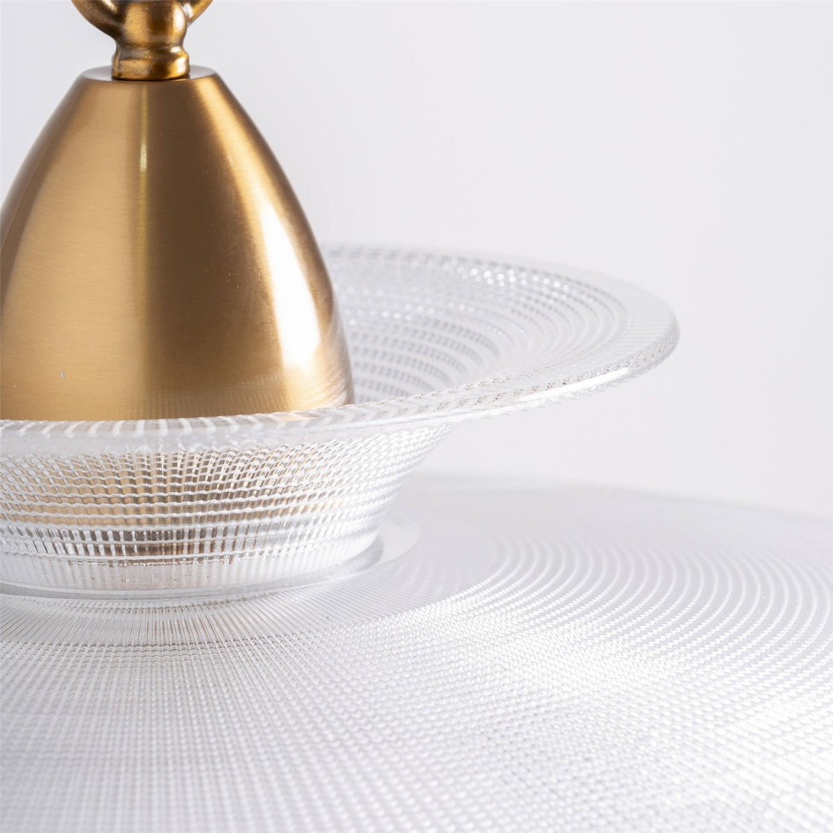 Lustre style art déco en cristal cristal fumé transparent argenté, RECOLLECTION