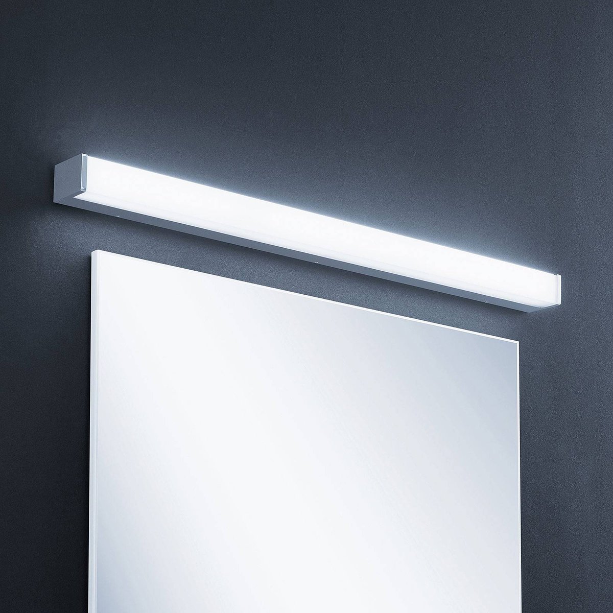 Applique en aluminium moderneLED, Klea blanc, chrome, LINDBY