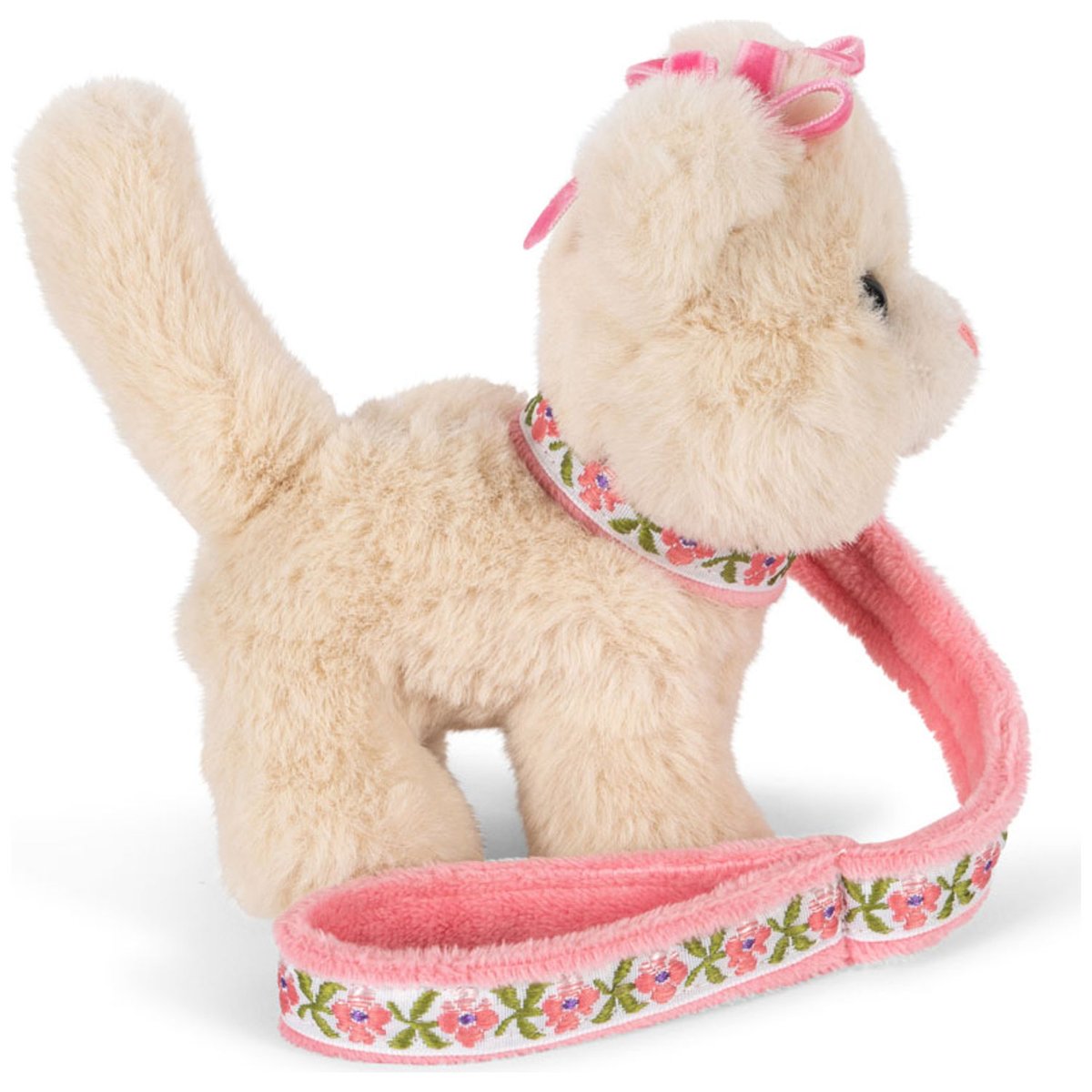 Mini peluche beige, rose, KONGES SLOJD