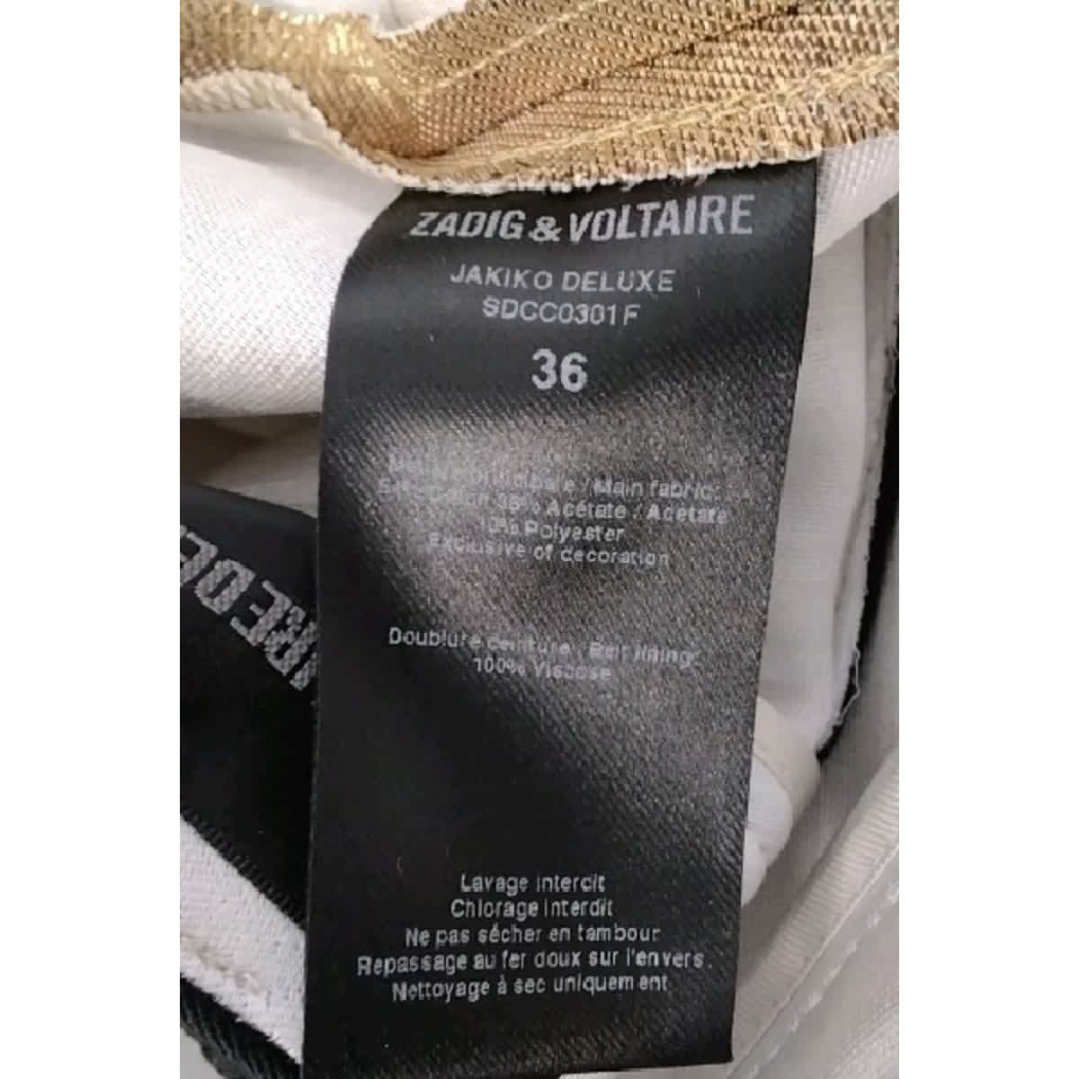 Mini jupe - Très Bon État argent, ZADIG&VOLTAIRE