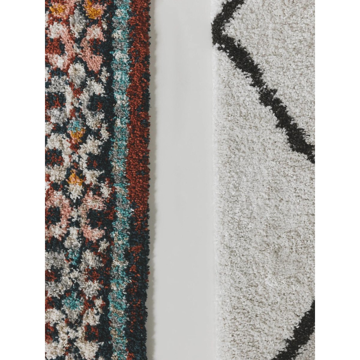Tapis à poils longs GOBI crème, BENUTA 