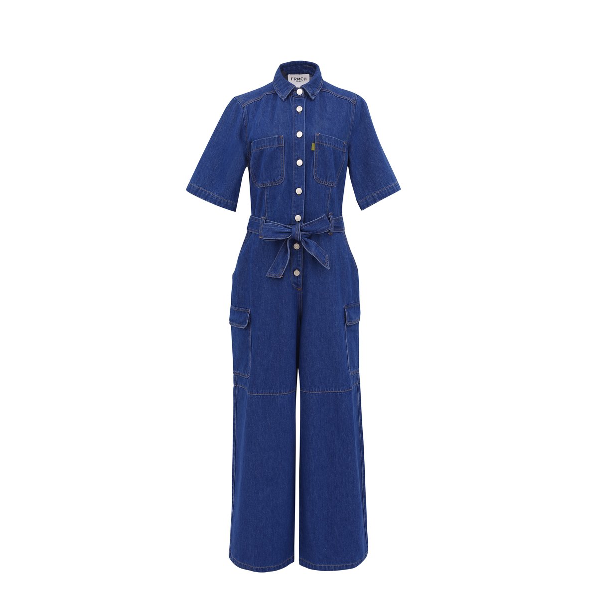 Combinaisons en coton AKILA indigo, FRNCH