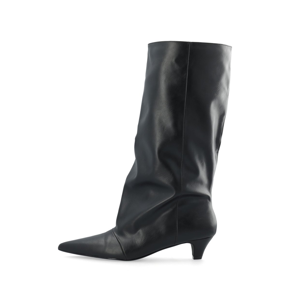 Bottes Au Genou black1, BIANCO