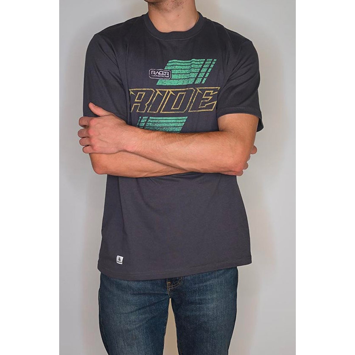 TEXTILE en coton RIDE HEAT gris, REDSKINS
