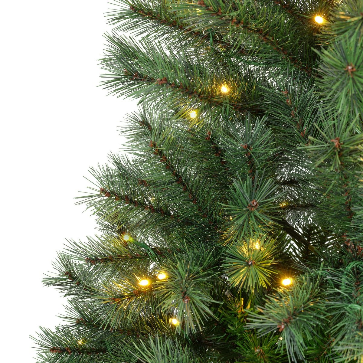 Sapin de Noël illuminé Canada H180 cm vert, PIER IMPORT