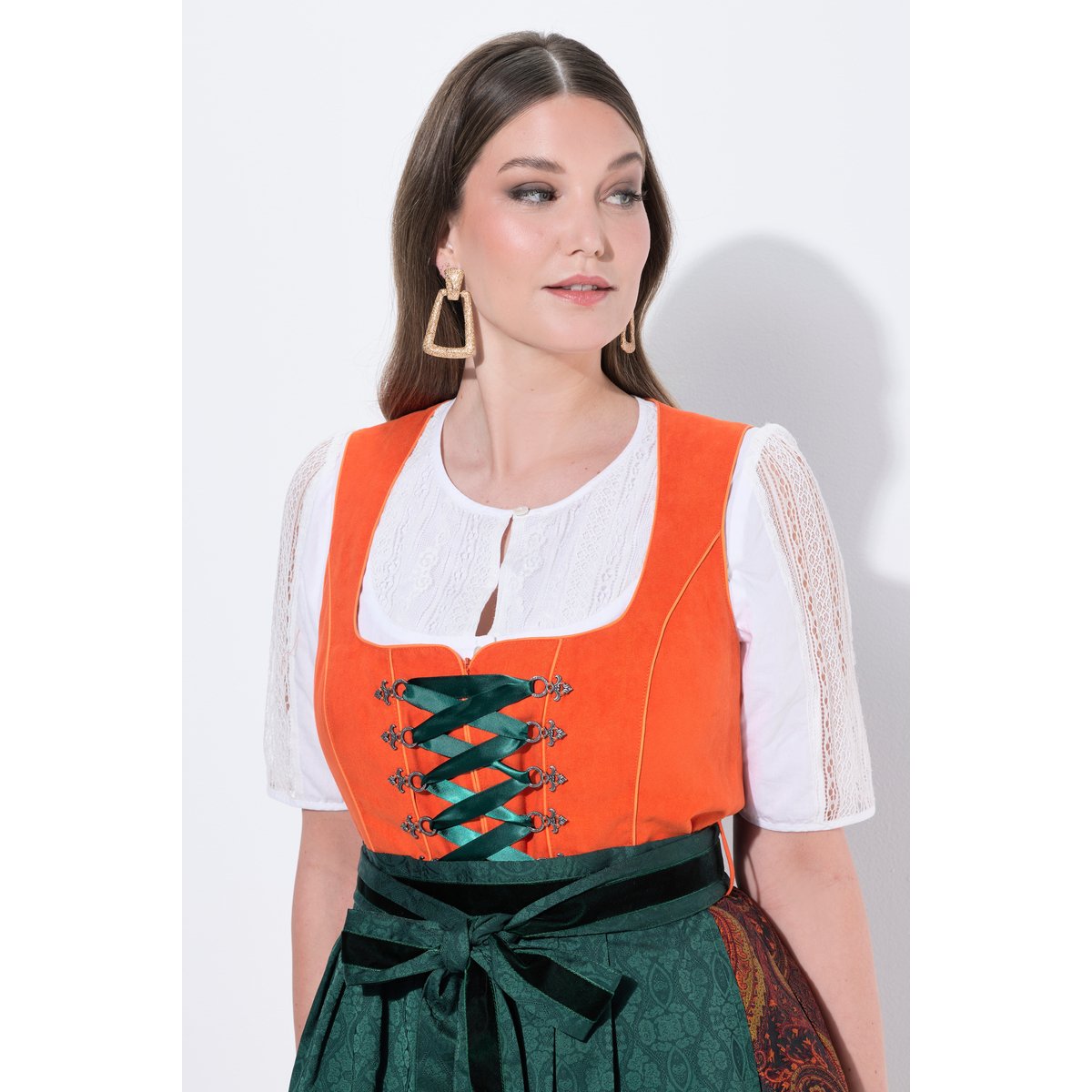 Costume traditionnel bavarois, effet daim rouille, ULLA POPKEN