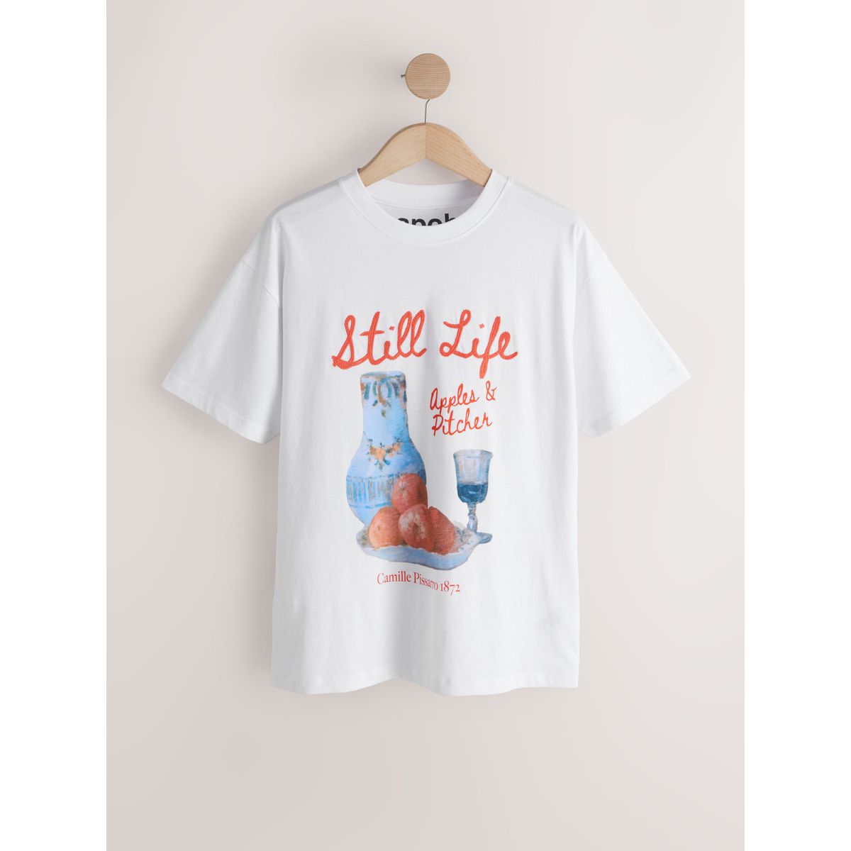 T-shirt ras du cou à imprimé still life blanc, NEXT