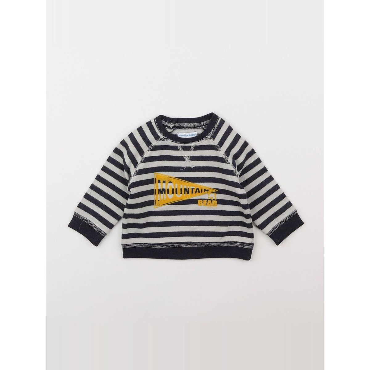 Sweat - Très bon état blanc, gris, VERTBAUDET