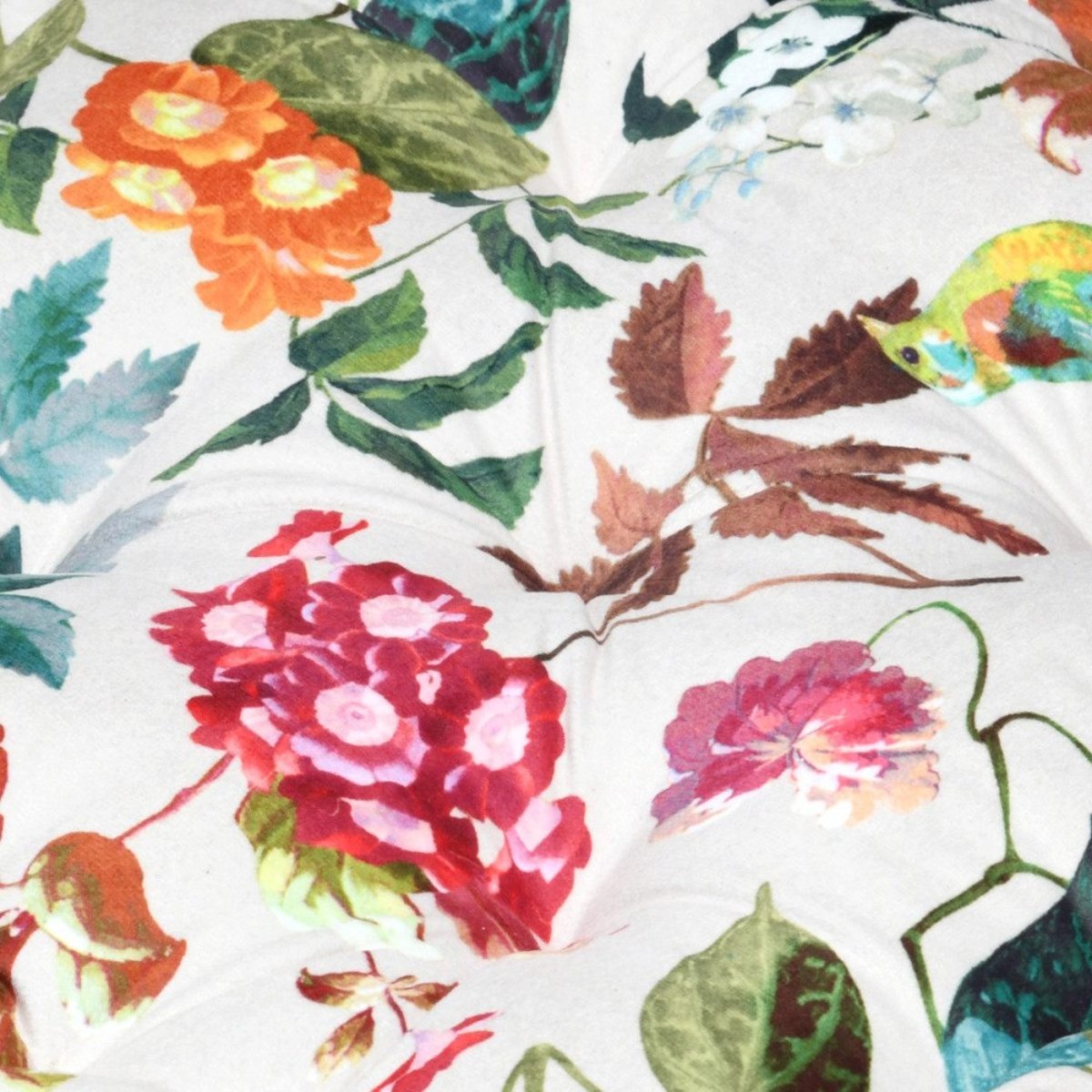 Coussin de sol imprimé à fleurs 45x45x10 multicolore, DECORATIE