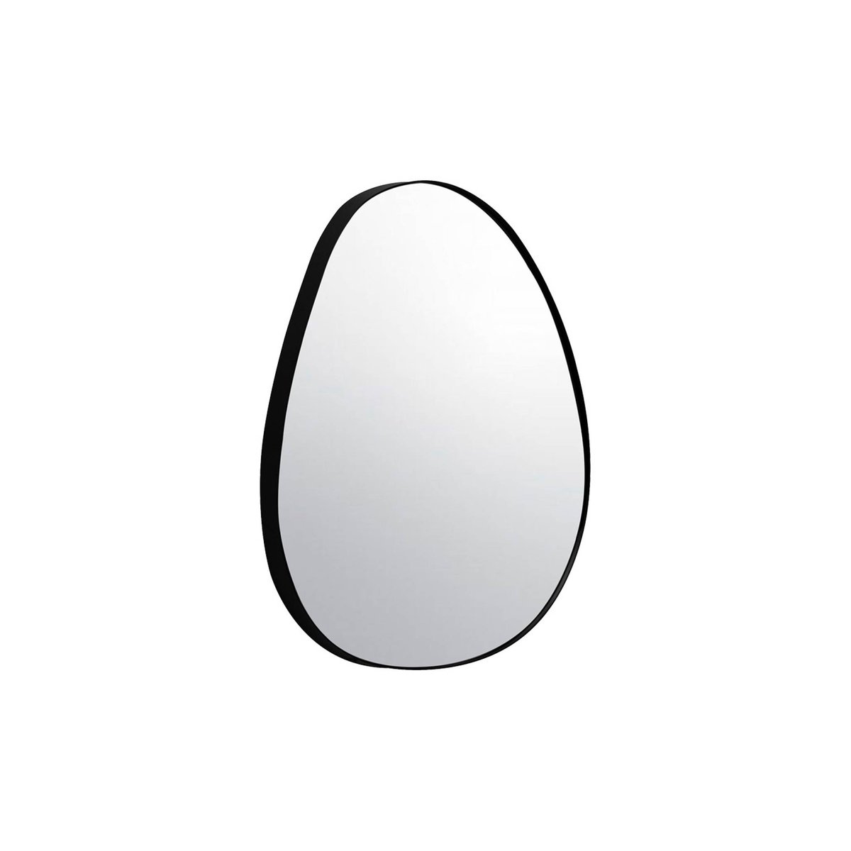 Miroir organique métal 55,5cm HARPER noir, SWEEEK
