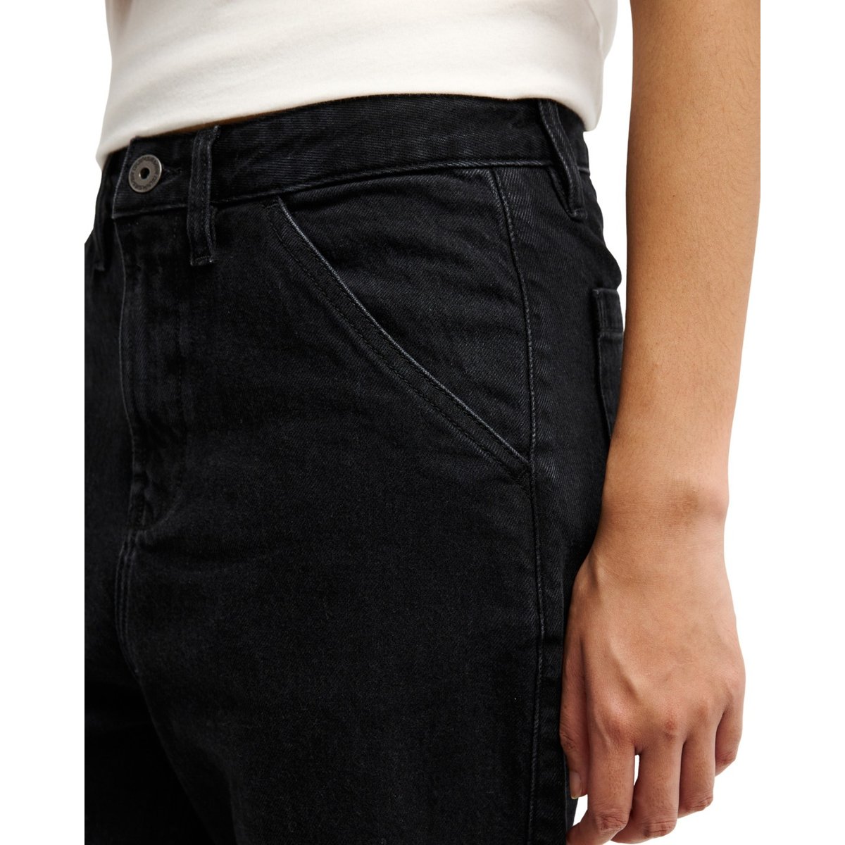 Jean regular QSW REGULAR DENIM noir black, QUIKSILVER