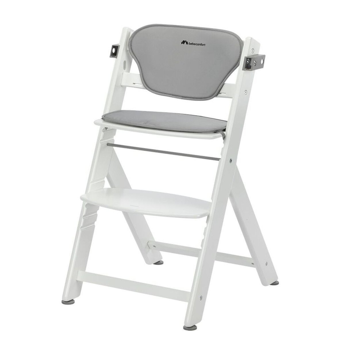 Chaise haute évolutive Timba 2 avec coussin white, BEBECONFORT