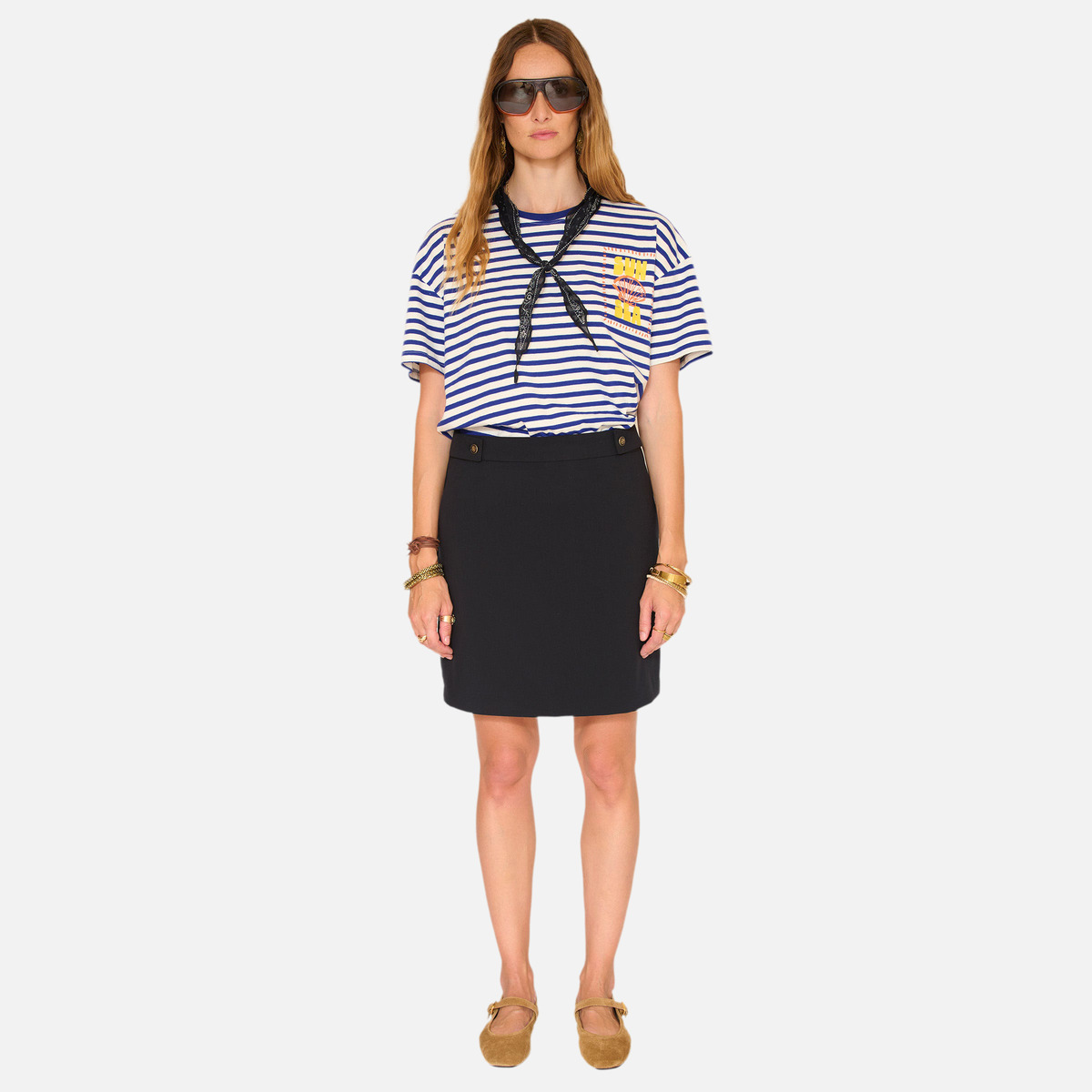 Jupe JAVAS navy, MKT STUDIO