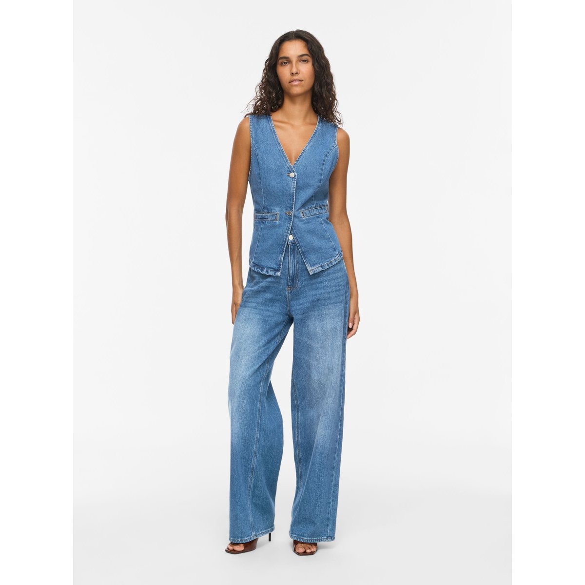 Gilet bleu - medium blue denim1, VILA