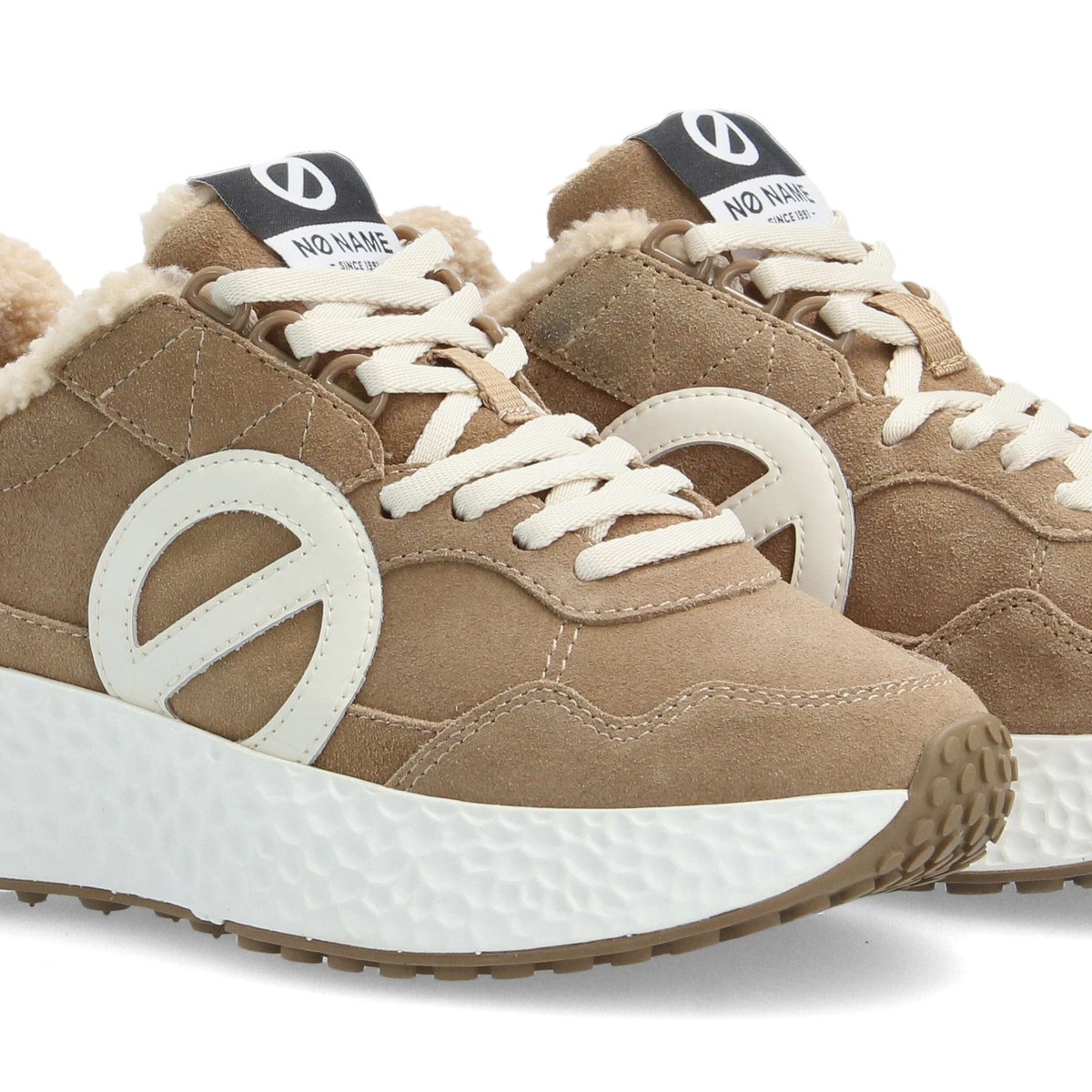 CARTER JOGGER - NOISETTE/BLANC CASSE ["marron"], NO NAME