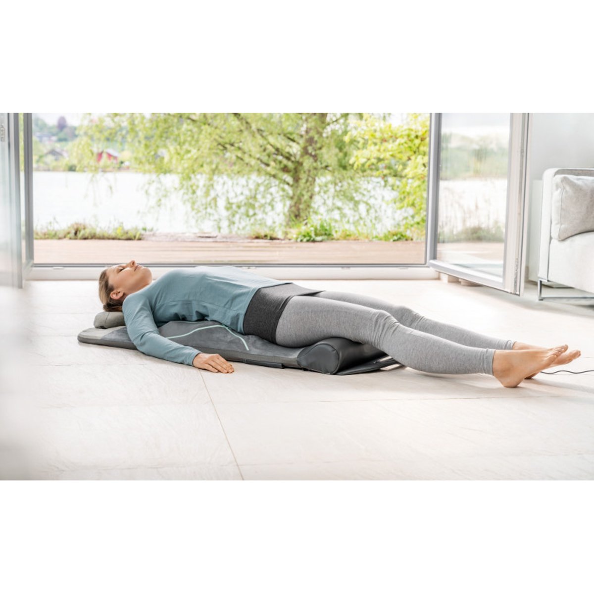 Tapis de massage avec vibration et chaleur simple, BEURER