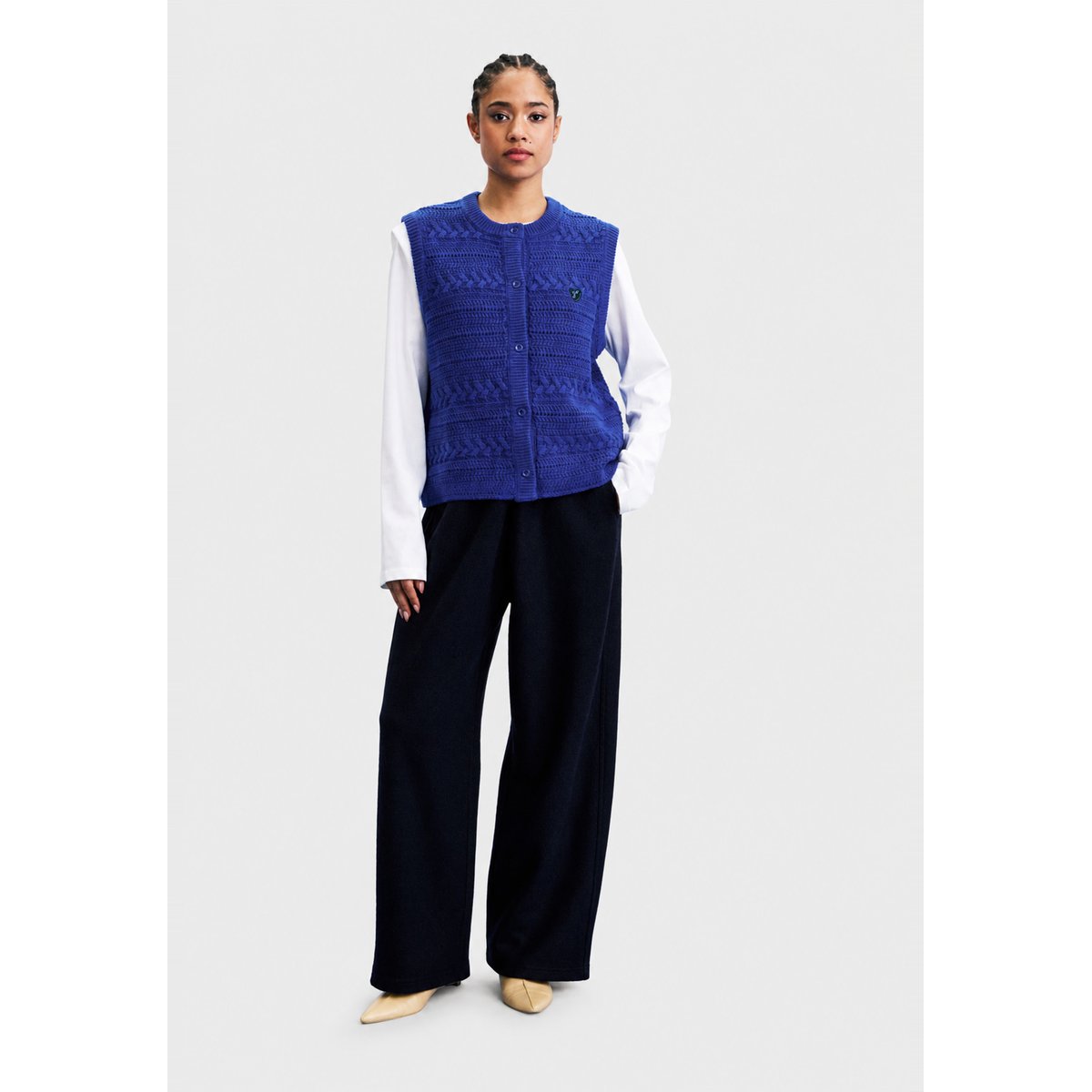 Cardigan Miryang MIRYANG bleu electrique, FRNCH