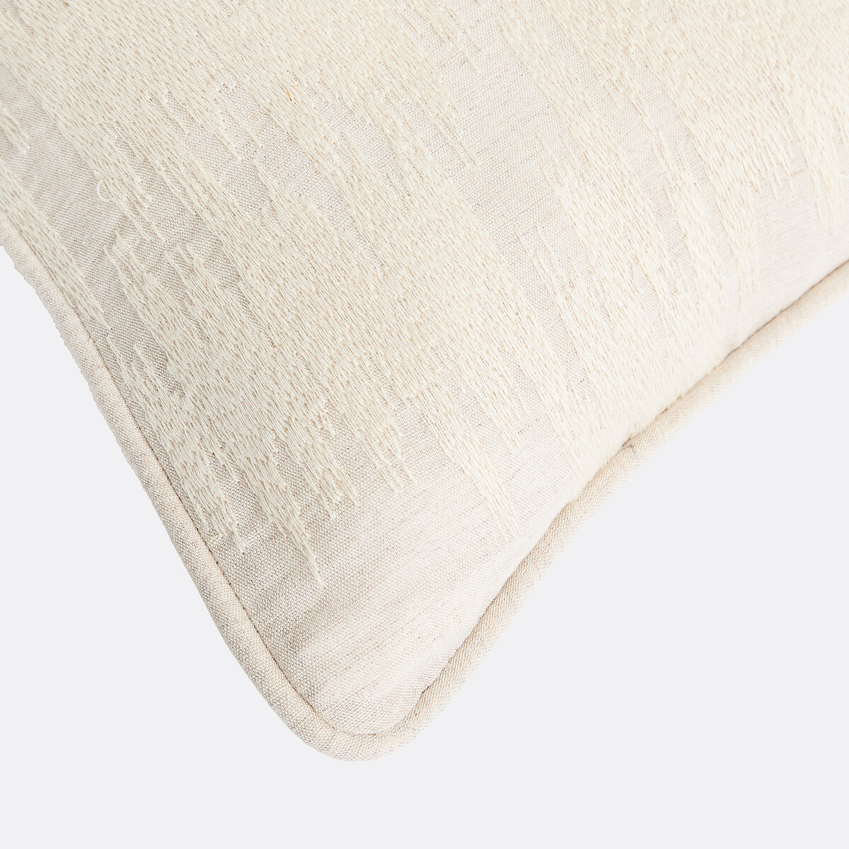 Enyo Embroidered Cotton/Linen Cushion Cover beige/ecru, AM.PM