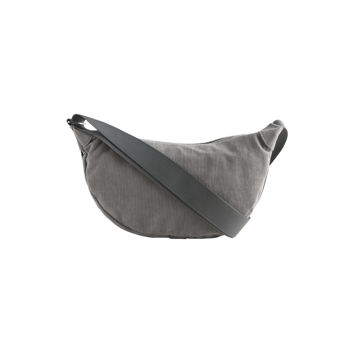 Sac banane effet velours côtelé gris, NEXT