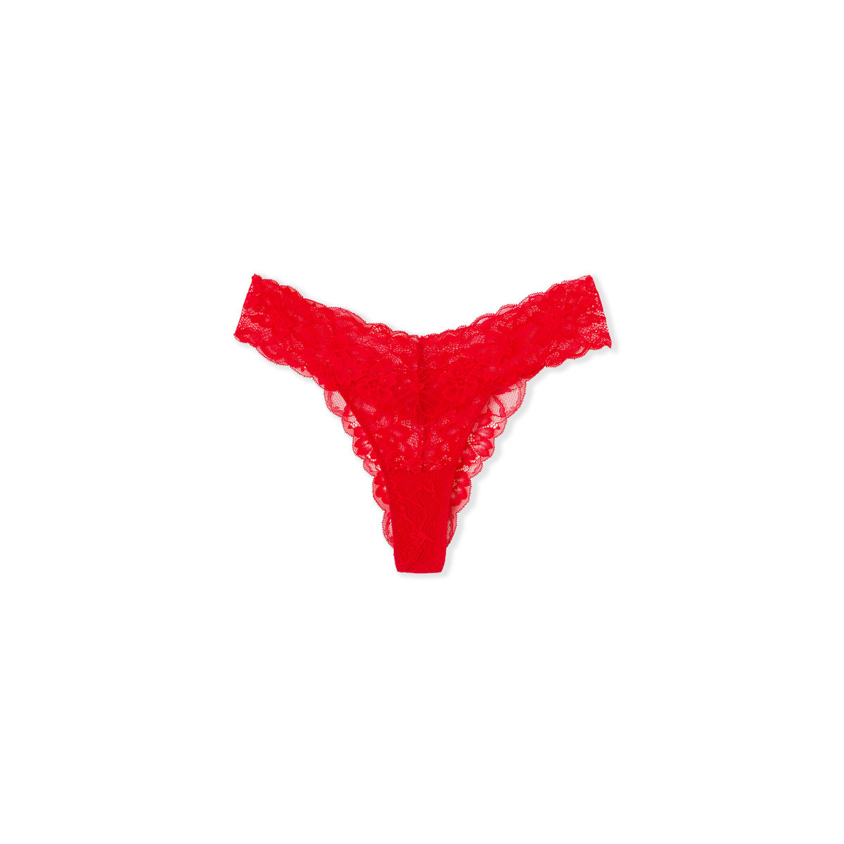 Tanga en dentelle SWEET rouge, ETAM