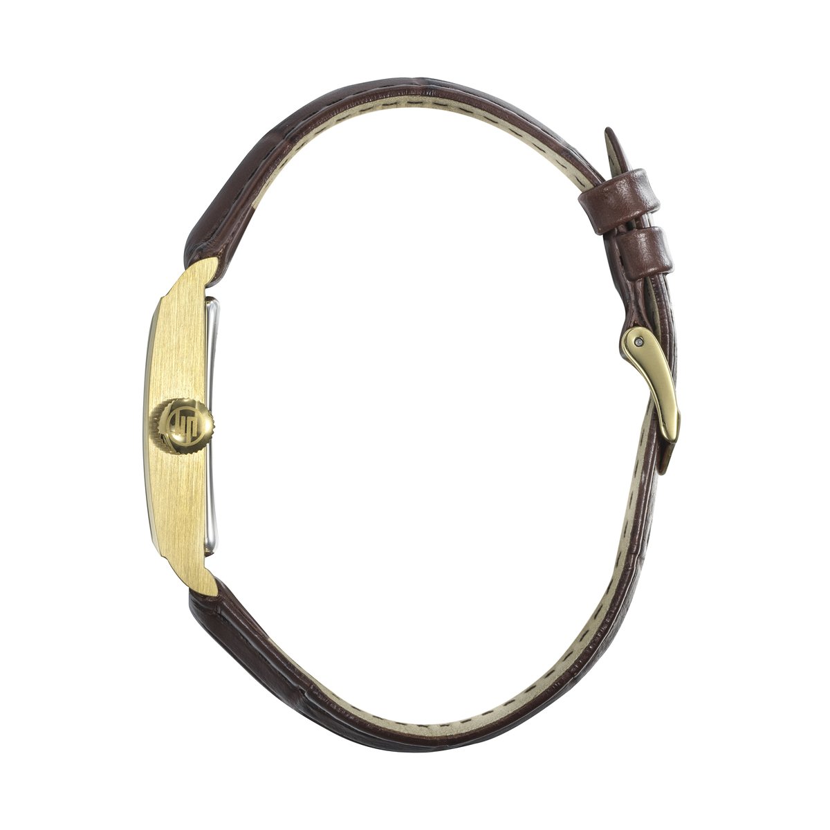 Montre Analogique  CHURCHILL doré argenté marron, LIP