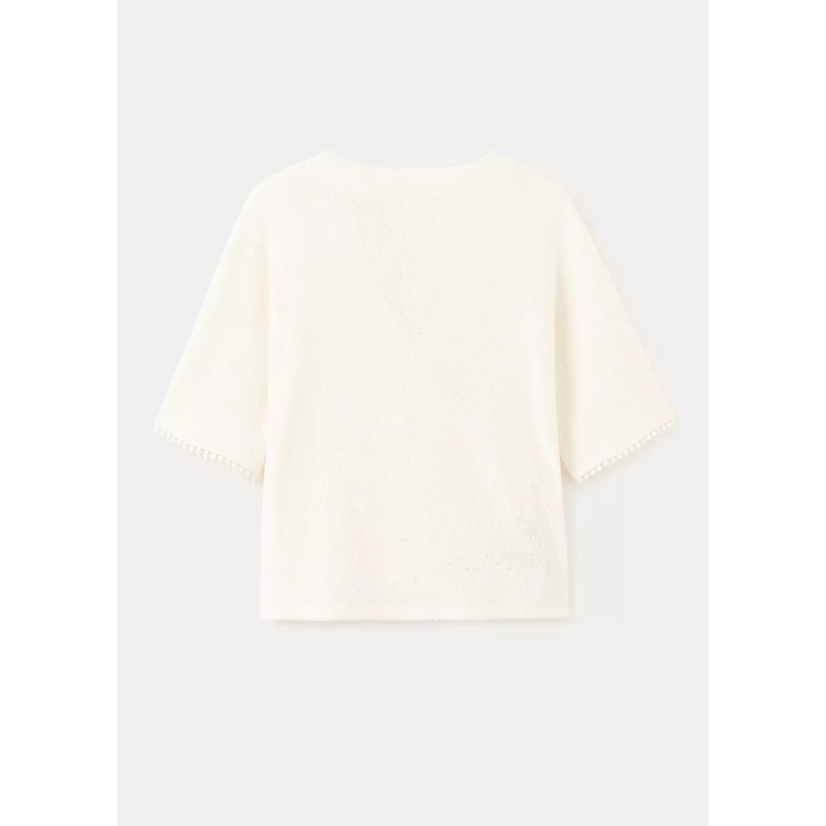T-shirt kimono en maille écru, MANGO KIDS
