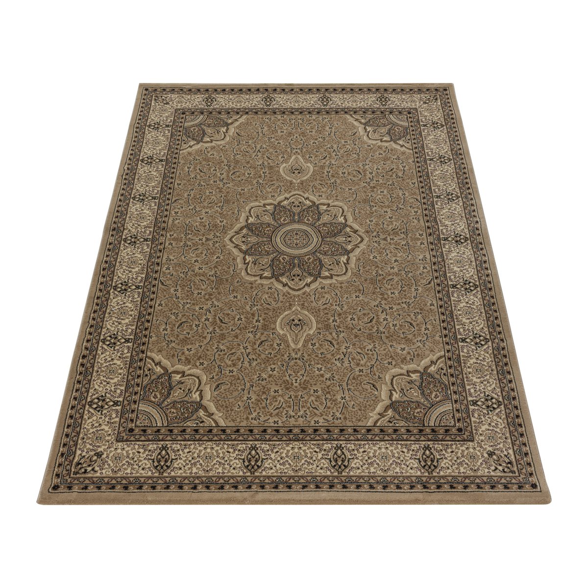Tapis de salon au charme oriental TANGER beige, NAZAR RUGS