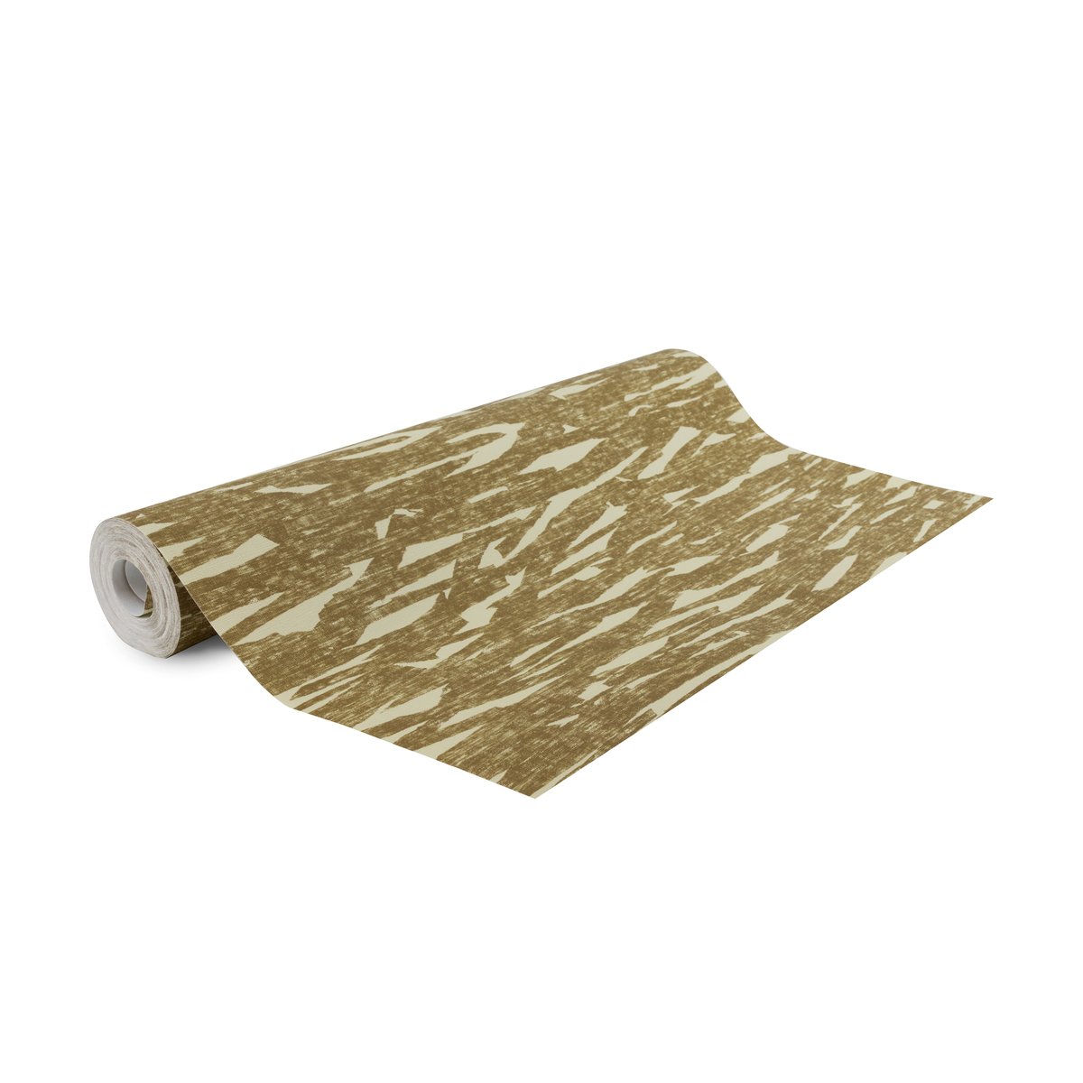Papier peint Effet moiré Fabric Millie vert ocré, beige, SUPERFRESCO EASY
