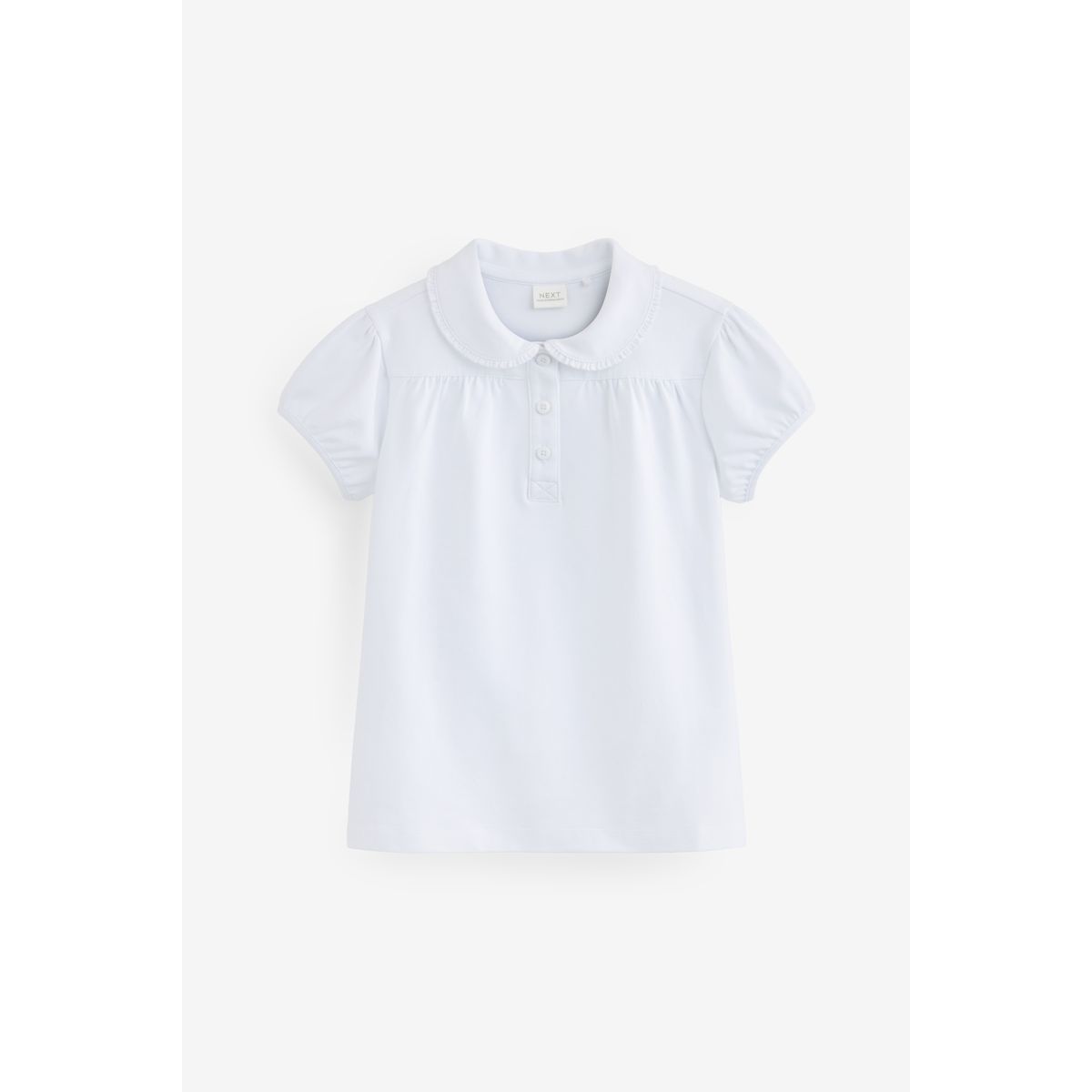 Haut en jersey de coton stretch avec col blanc, NEXT