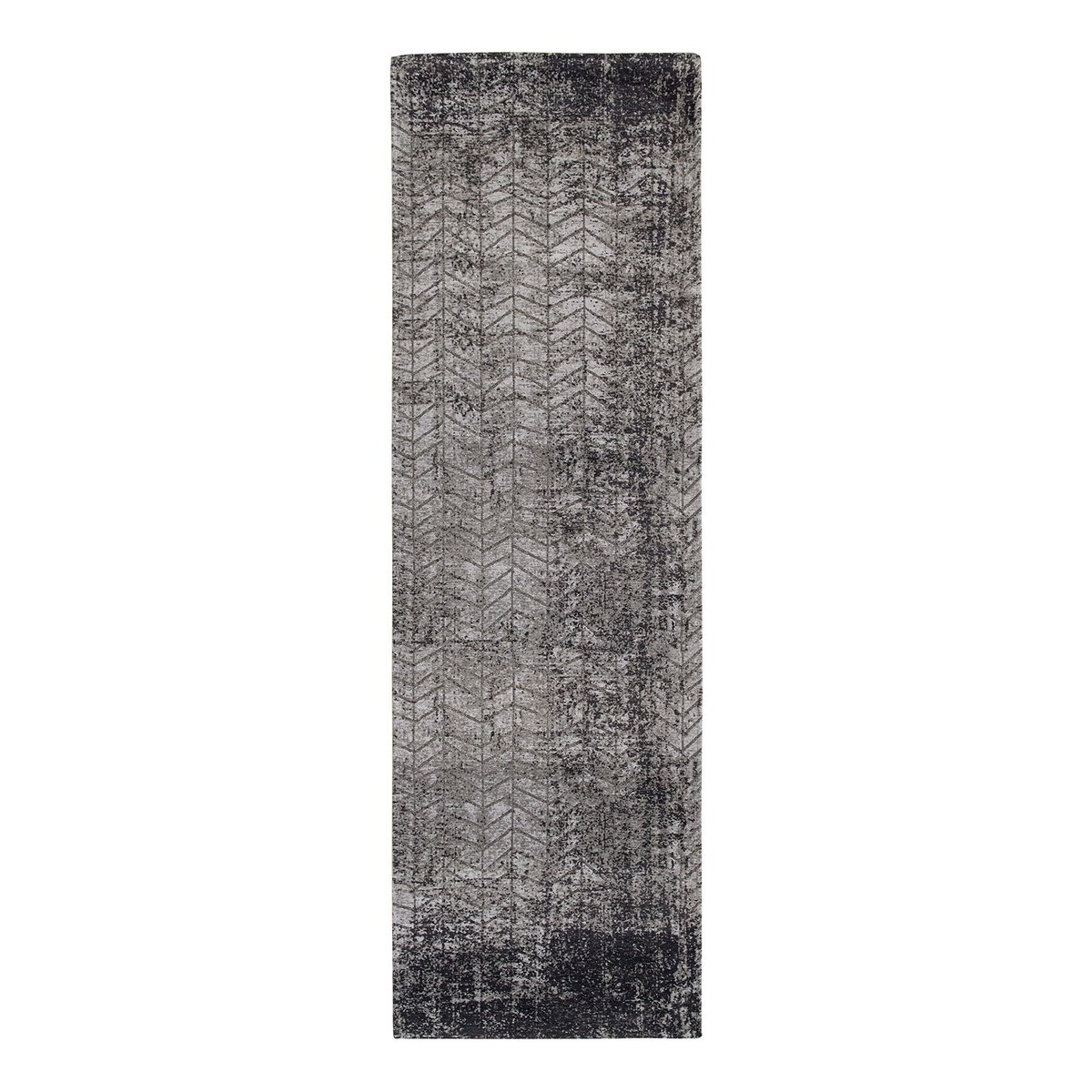 Tapis intérieur/extérieur tissé plat BRONX noir, NOVATREND
