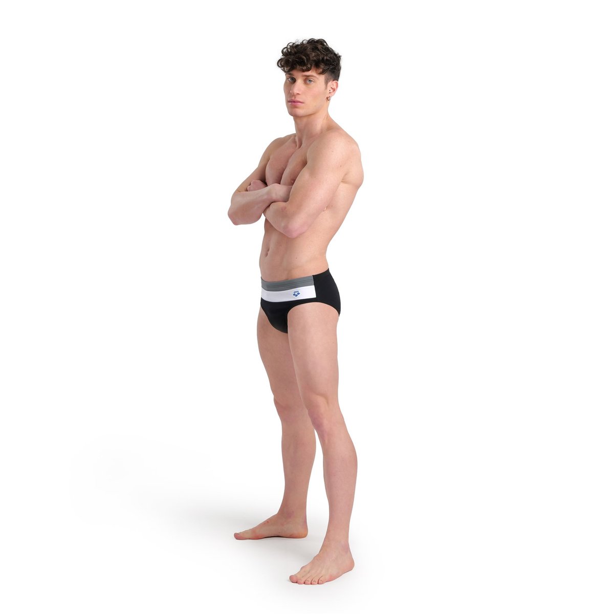 Slip de bain Icons Panel Performance black-asphalt-silver, ARENA