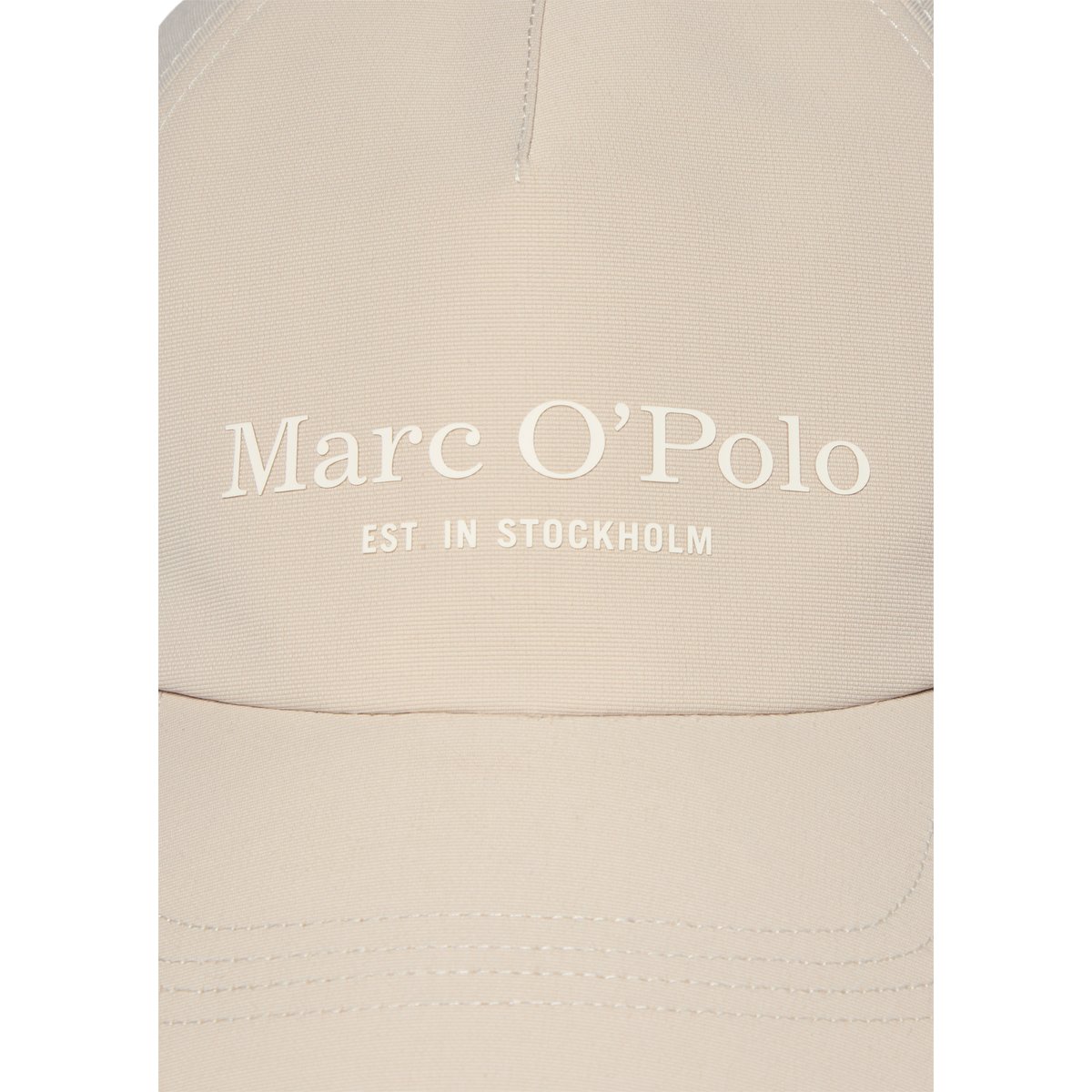 Cap garment-dyed en mélange de coton bio de haute qualité beige, MARC O'POLO